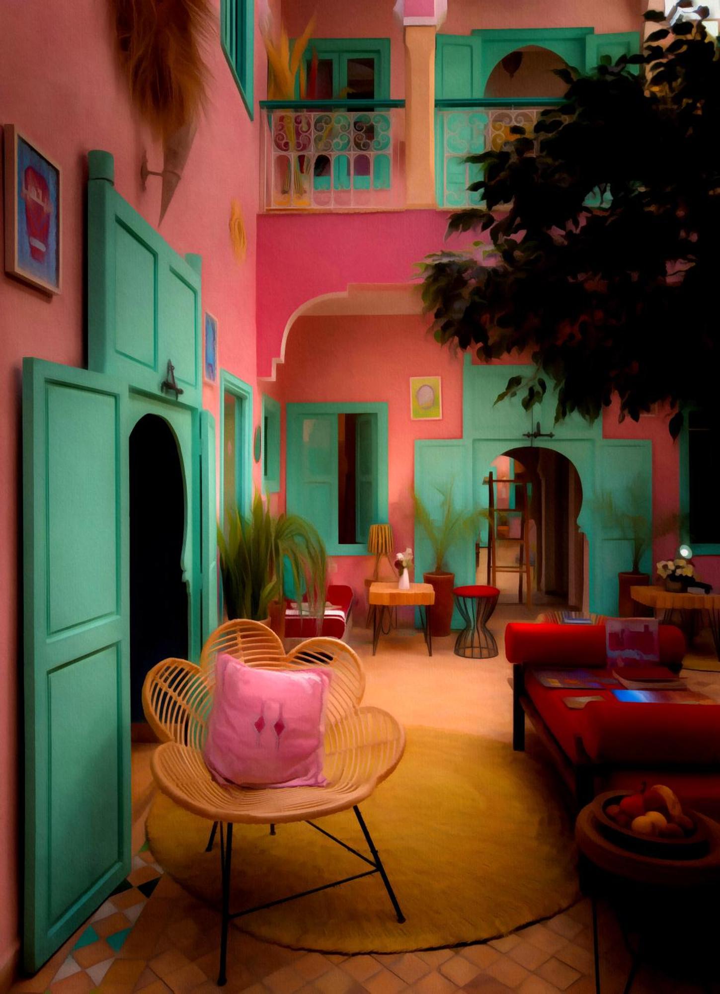 Riad Lauriers Blancs Marrakesh Exterior photo